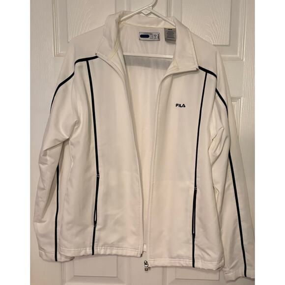 FILA Pants - Vintage Fila tracksuit white size large 46/48‎